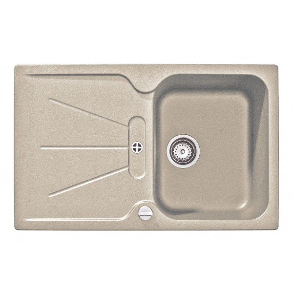 Evier Carré Inox evier granit teka cara 1c 1e beige neocentre Evier Carré Inox evier granit teka cara 1c 1e beige neocentre