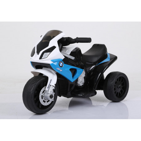 Moto électrique MINI BMW 3 roues bleue