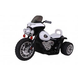 Moto électrique blanche 