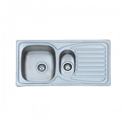 Evier inox ARCOOK - EV879B - 1 ½ cuve + 1 égouttoir