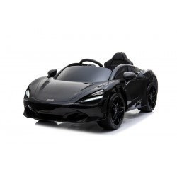 Véhicule électrique noir MCLAREN 720S