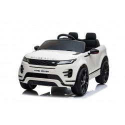 Véhicule électrique blanc LAND ROVER EVOQUE