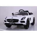 Véhicule électrique pour enfants MERCEDES BENZ SLS AMG blanc