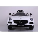 Véhicule électrique pour enfants MERCEDES BENZ SLS AMG blanc