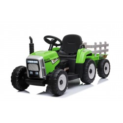 Tracteur électrique vert FAST AND BABY
