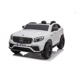 Véhicule électrique blanc MERCEDES BENZ GLC63 2 places