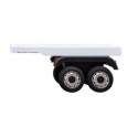 Remorque blanche pour camion MERCEDES BENZ ACTROS