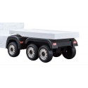 Remorque blanche pour camion MERCEDES BENZ ACTROS