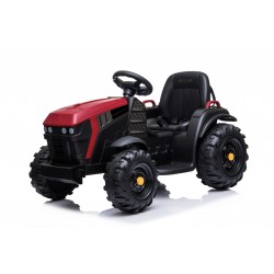 Tracteur électrique avec remorque rouge FAST AND BABY