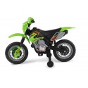 Moto électrique verte FAST AND BABY