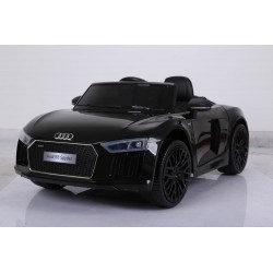 Véhicule électrique noir AUDI R8 V10