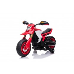 Moto électrique FAST AND BABY Super Motard Rouge