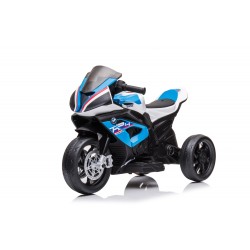 Mini moto électrique bleue BMW S1000RR HP4