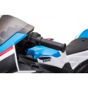 Mini moto électrique bleue BMW S1000RR HP4