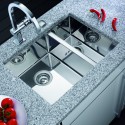 Cuve inox sous plan